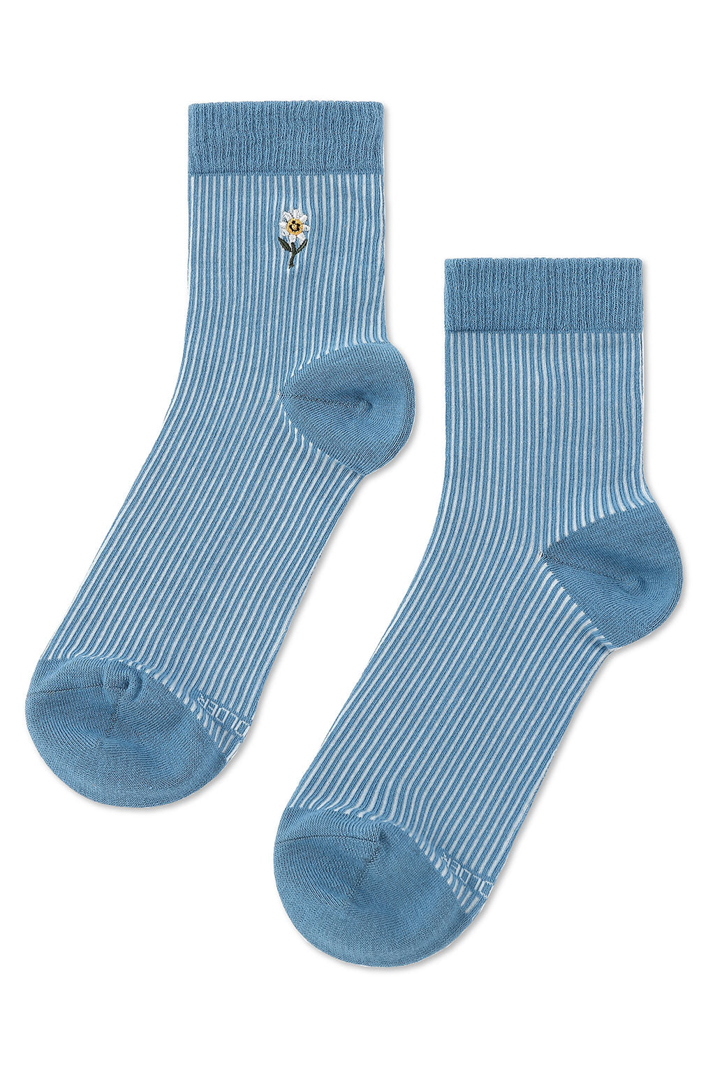 Tailored Union Daisy ankle blue socks
