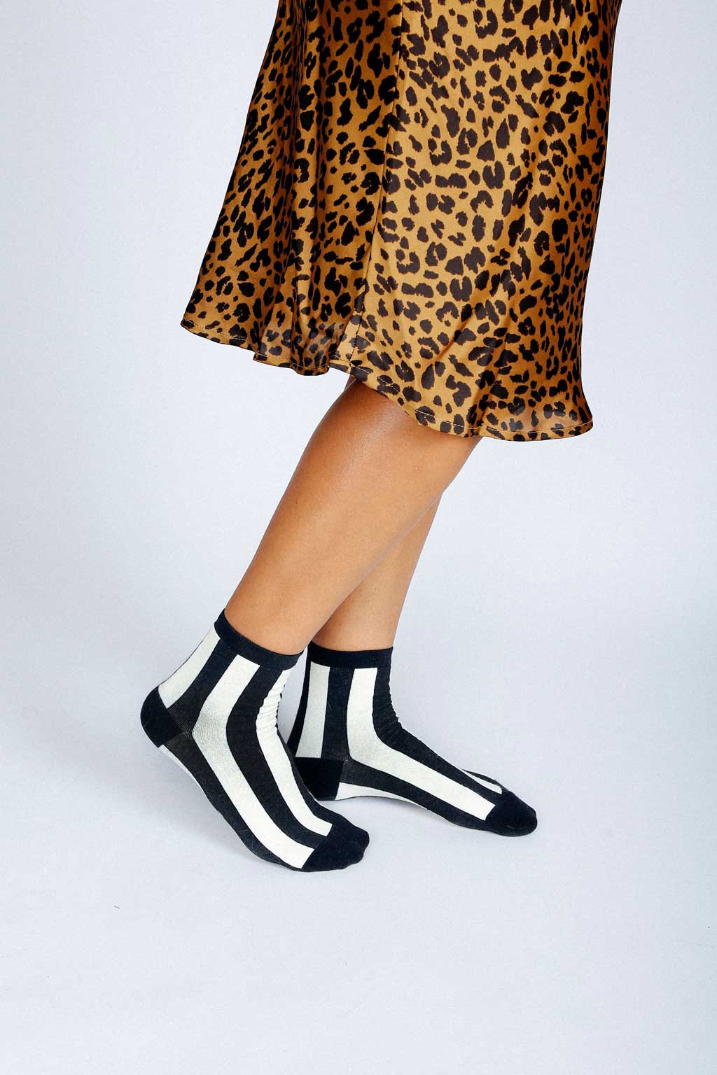 Tailored Union Line Sock Black