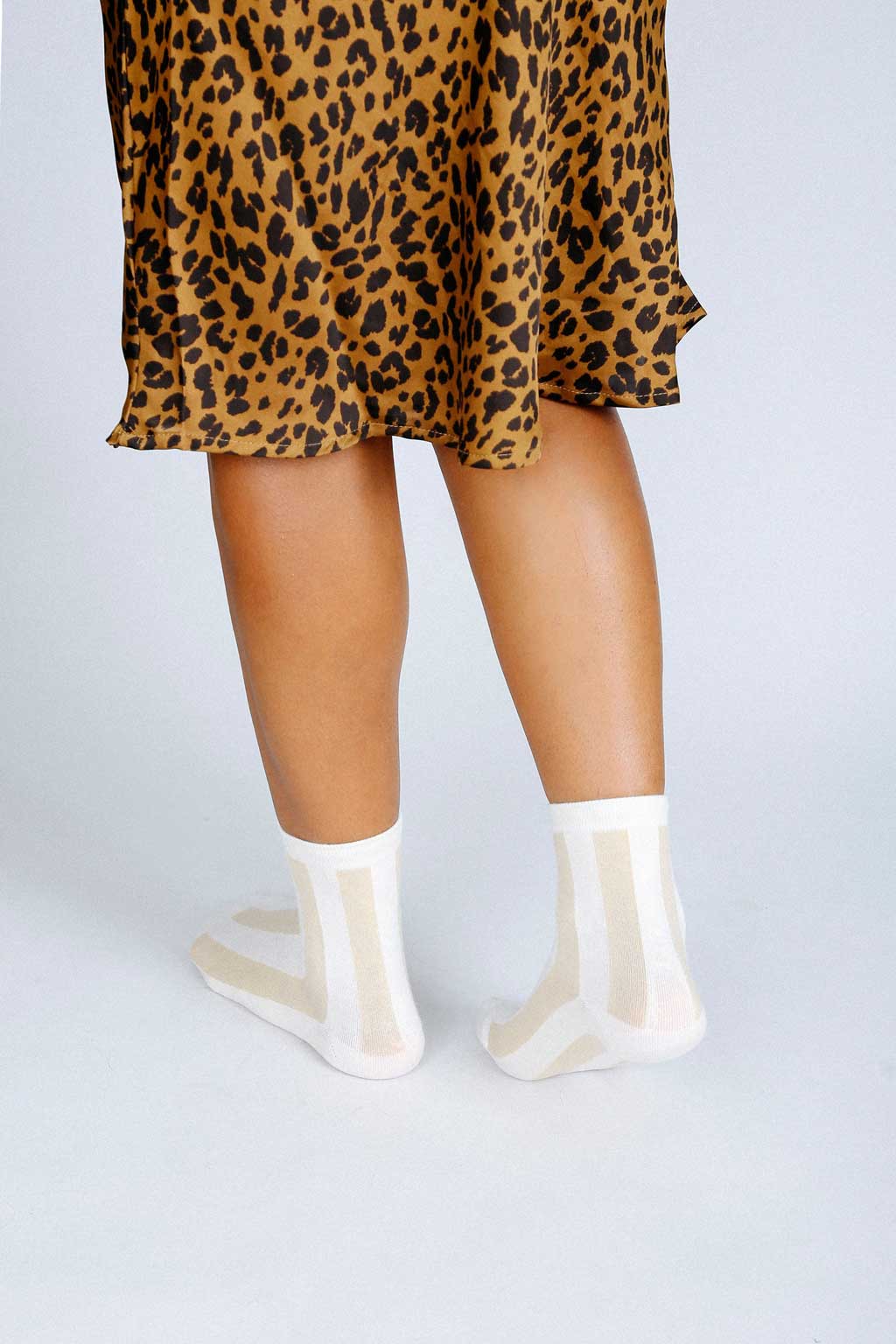 Tailored Union Line Sock White