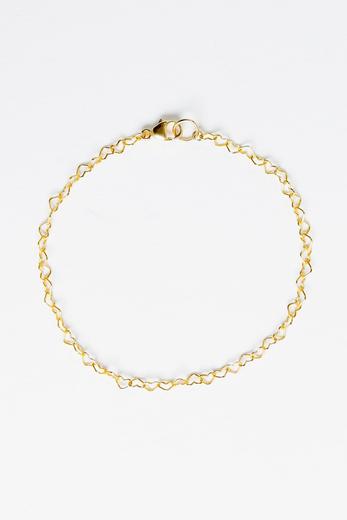 SAYRE Heart Chain Bracelet 7"