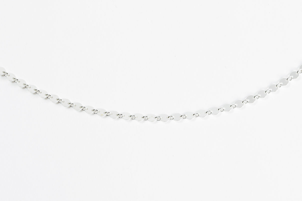 SAYRE Disc Chain Necklace 16"