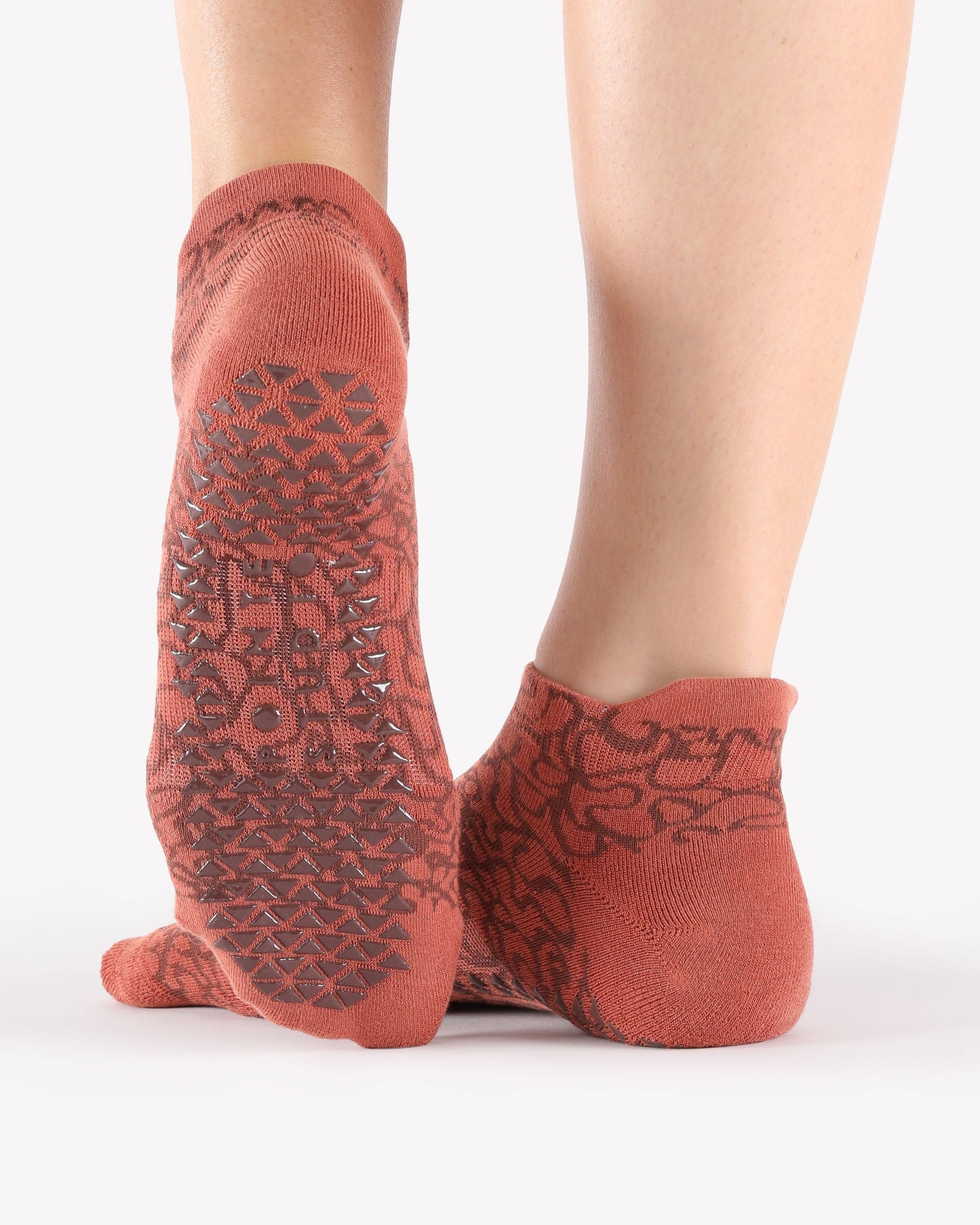 Abstract Grip Sock