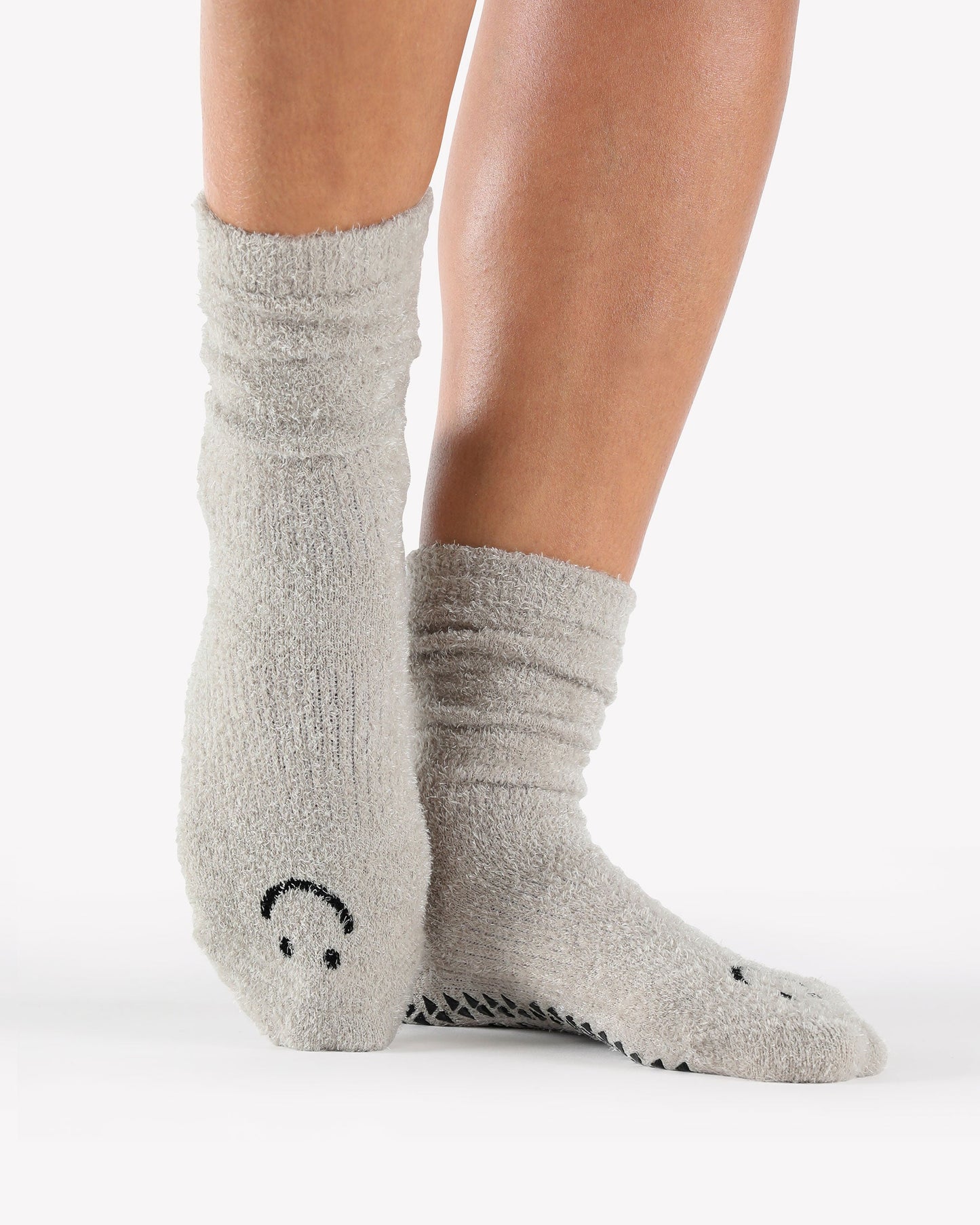 Happy Cloud Crew Grip Sock