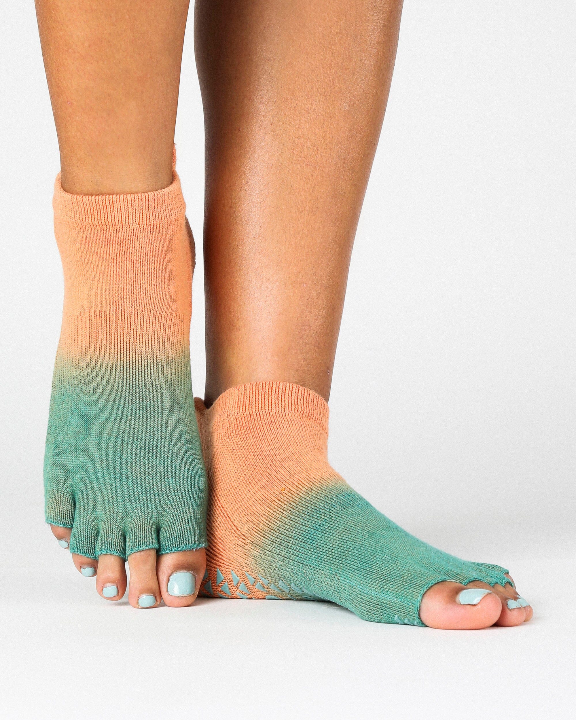 TOETOE® Socks - Mid-Calf Toe Socks Deep Green Unisize