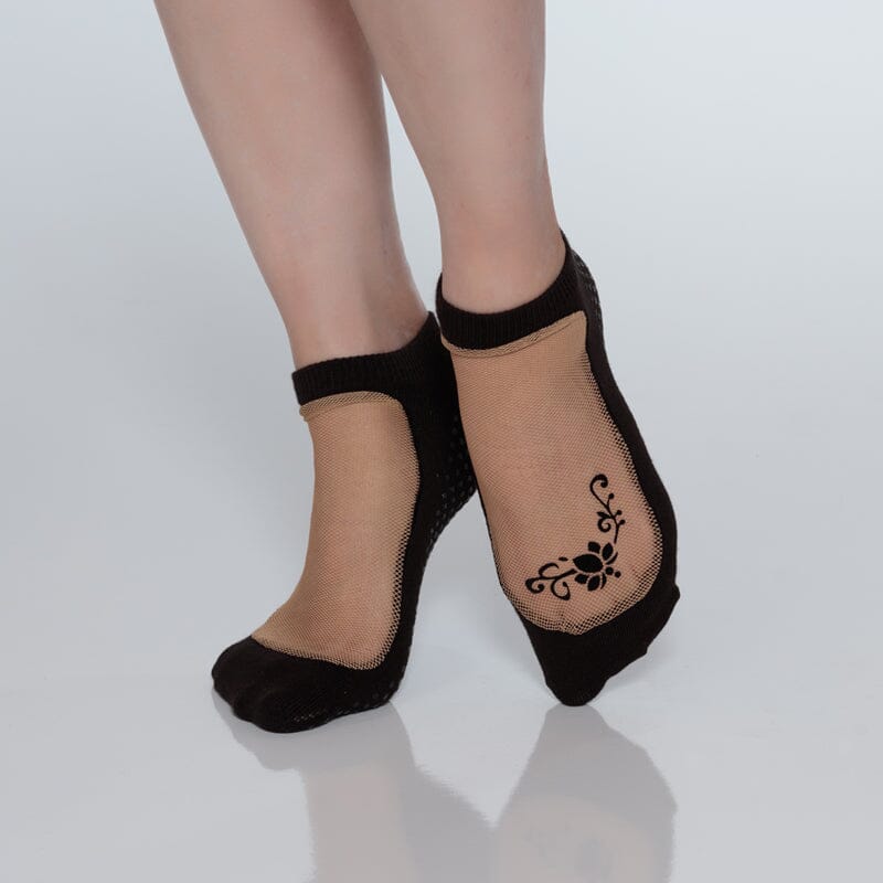 CLASSIC Mesh Regular Toe Pattern | Tattoo Design Appears on Left Foot ONLY!