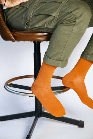 Tailored Union Vacher Orange socks
