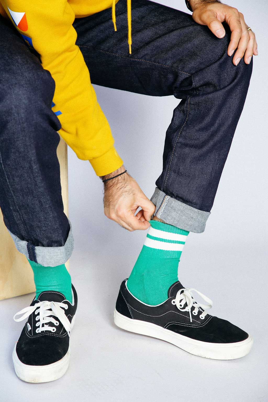 Men's Tube Sock Green