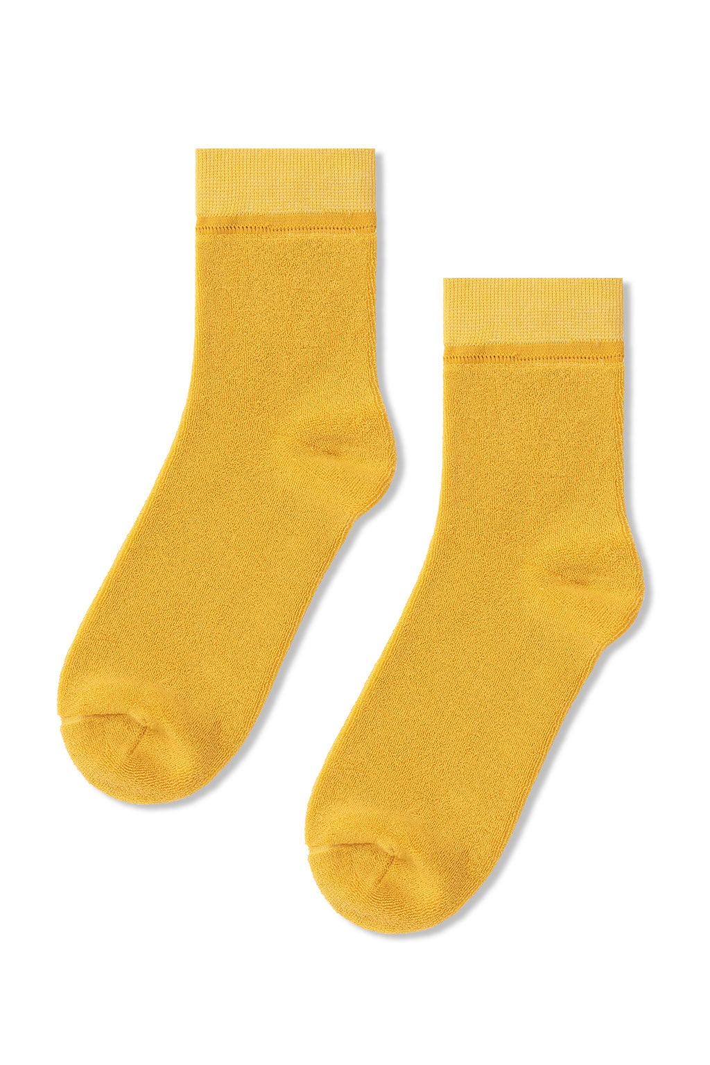 Tailored Union Terry soft yellow socks