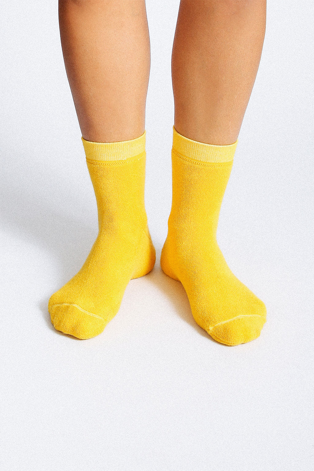 Tailored Union Terry soft yellow ankles