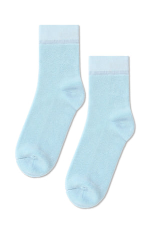 Tailored Union Terry soft blue socks